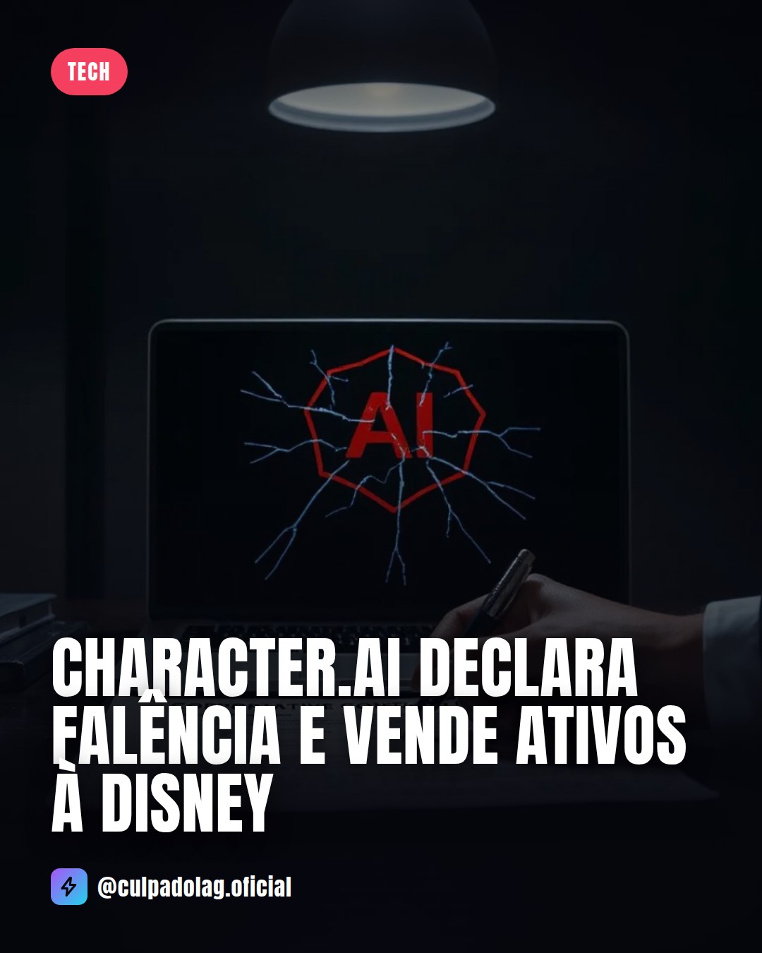 Último post do Culpa do Lag no Instagram