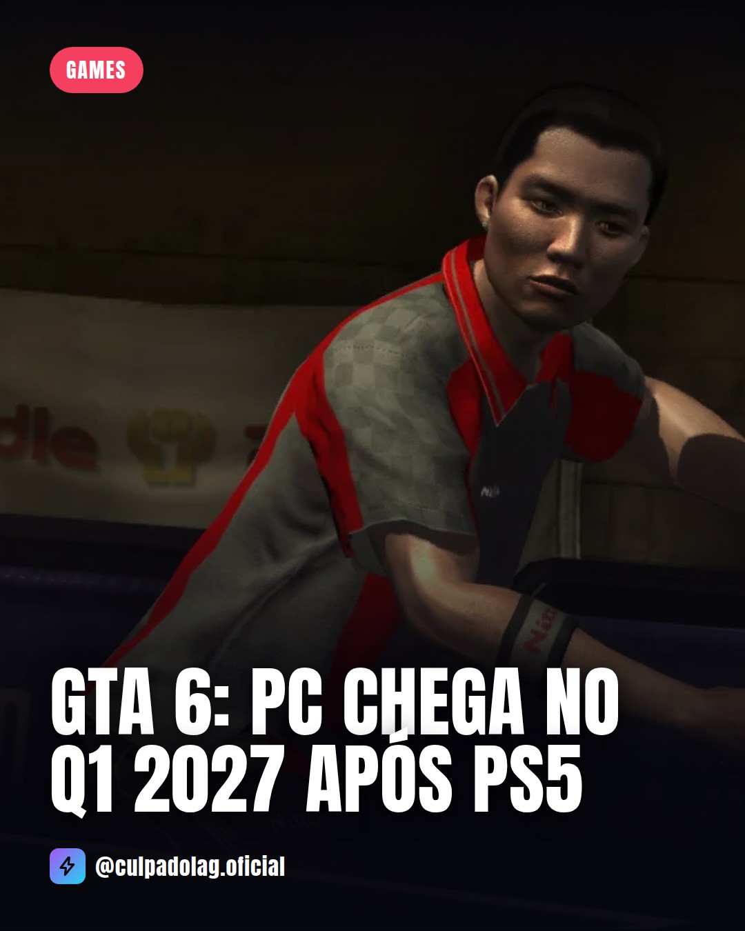 Último post do Culpa do Lag no Instagram