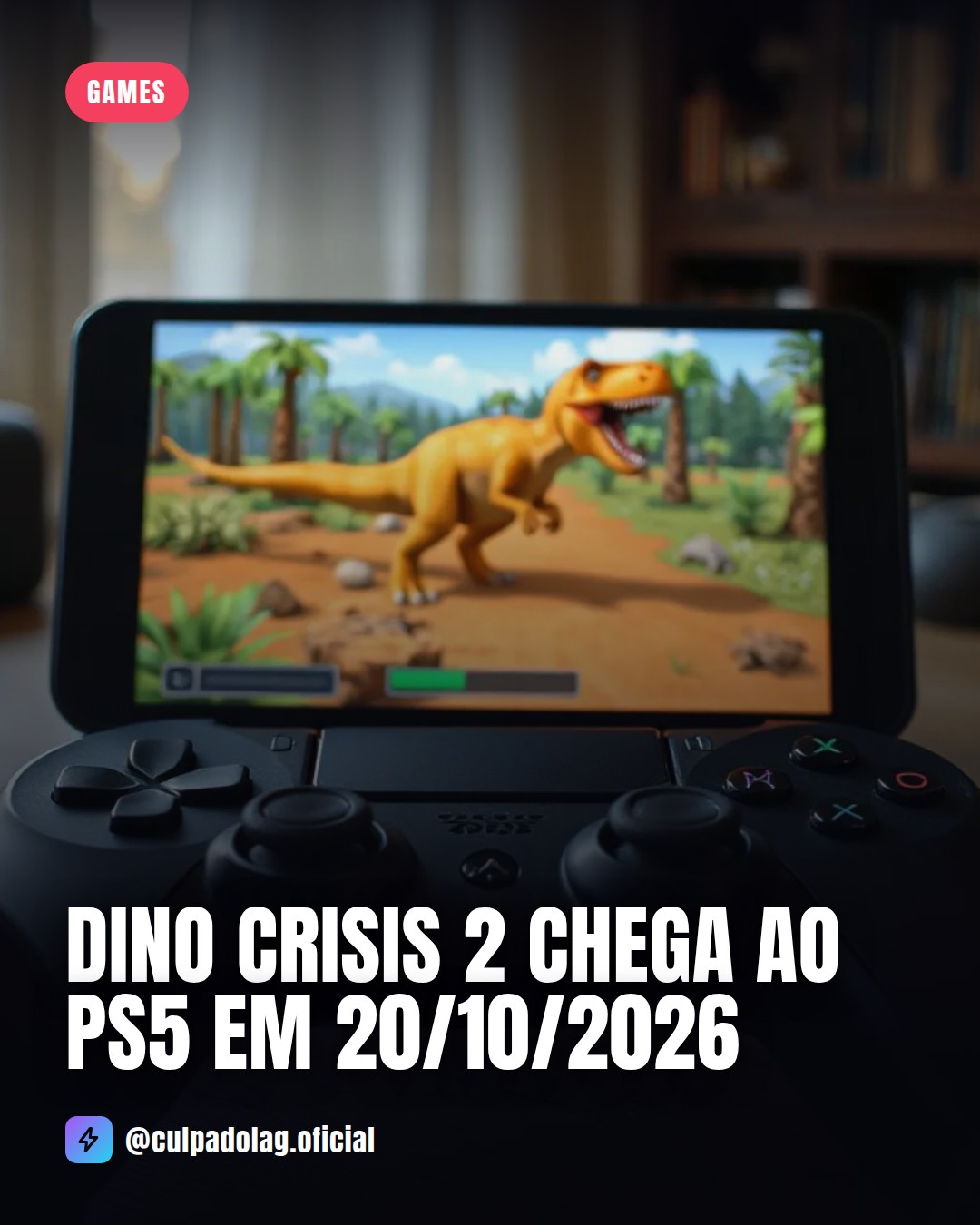 Último post do Culpa do Lag no Instagram