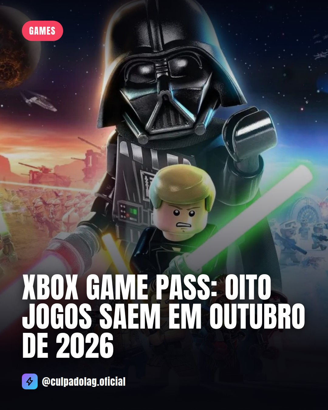 Último post do Culpa do Lag no Instagram