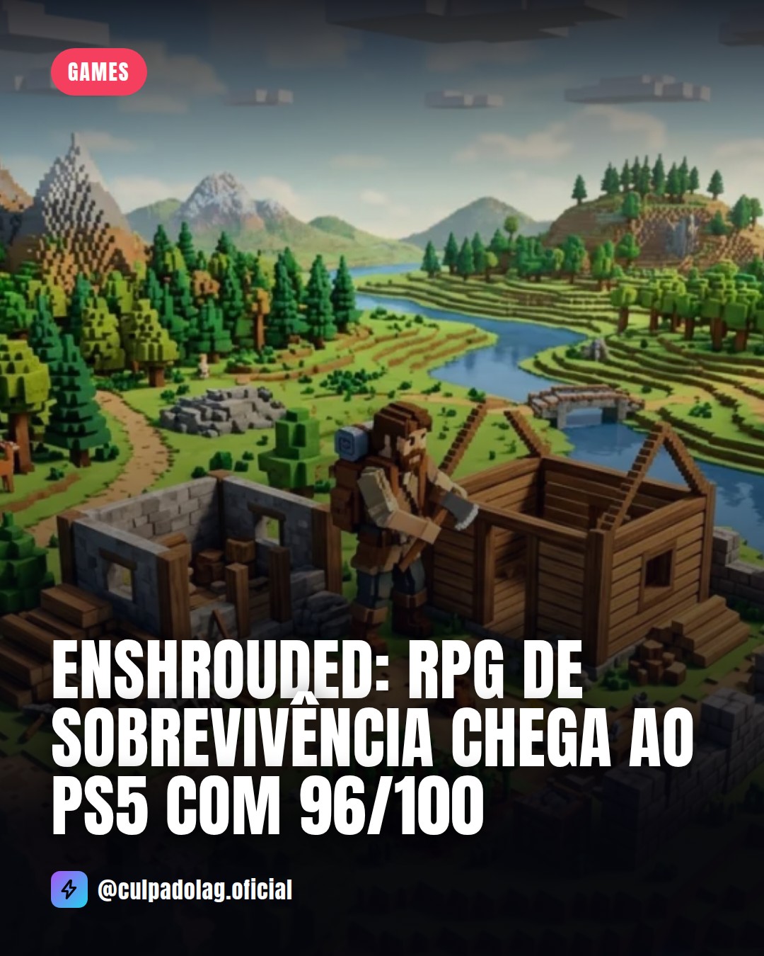 Último post do Culpa do Lag no Instagram