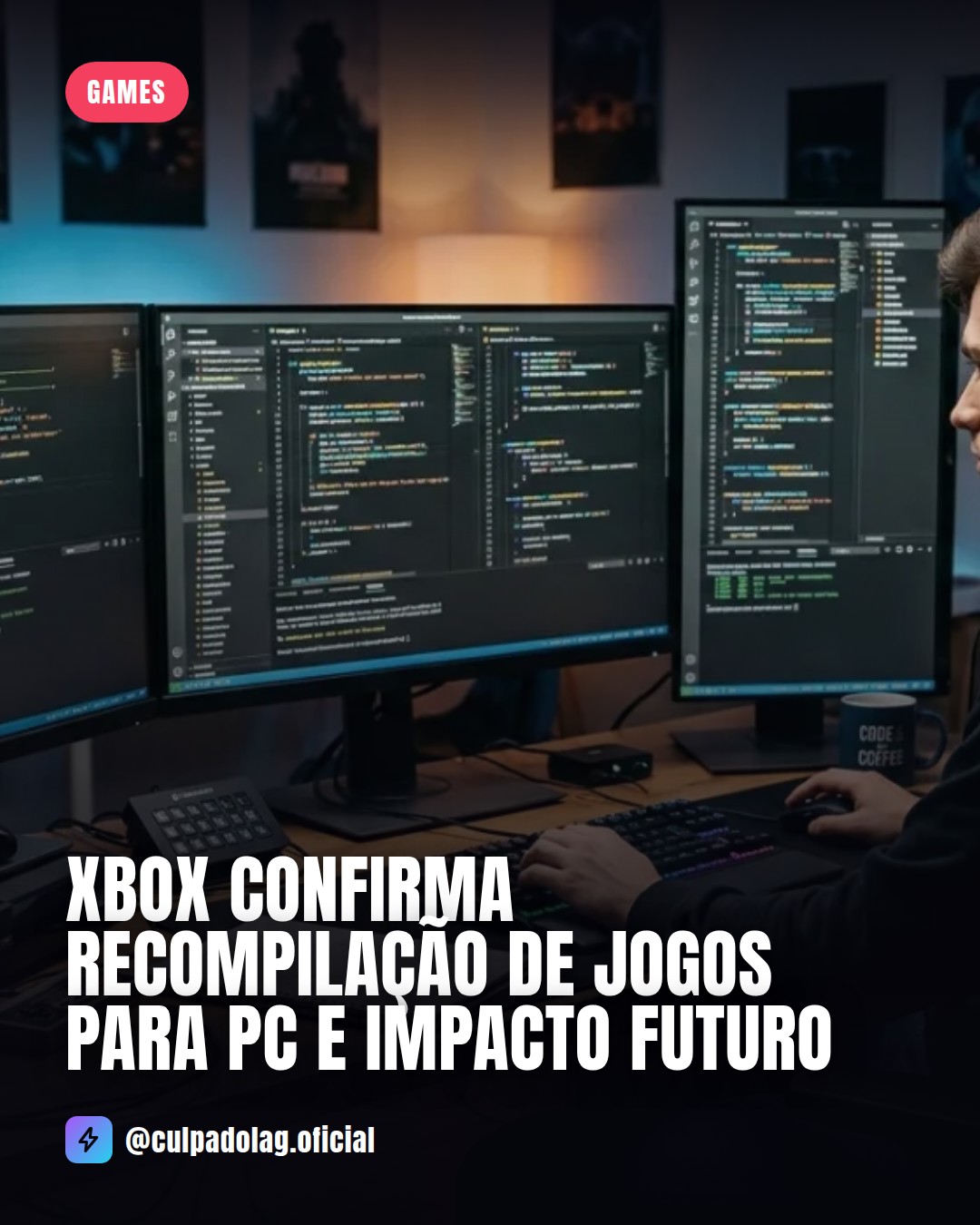 Último post do Culpa do Lag no Instagram