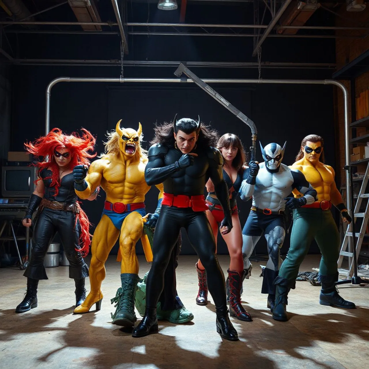 Wolverine, Cyclops e Storm em capa colorida dos X‑Men dos anos 80, com a logo da série ao fundo