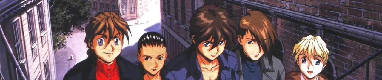 Cena do anime Mobile Suit Gundam Wing