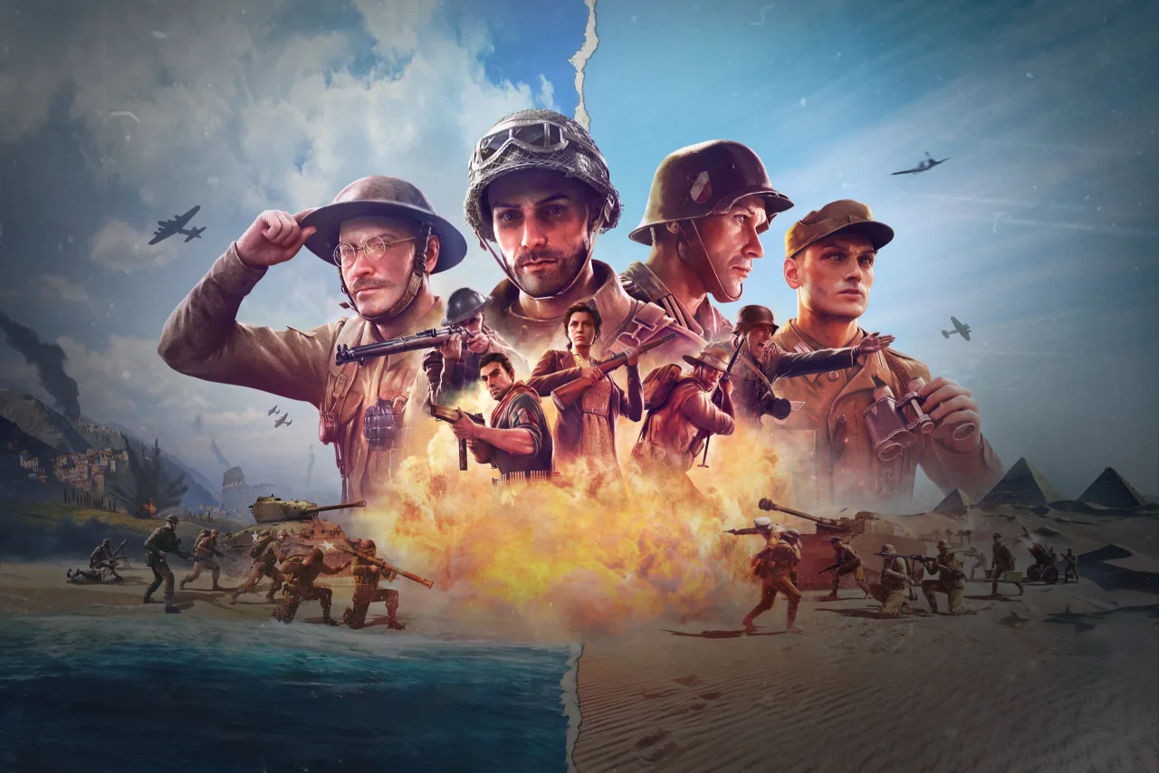 Cena do jogo Company of Heroes 3