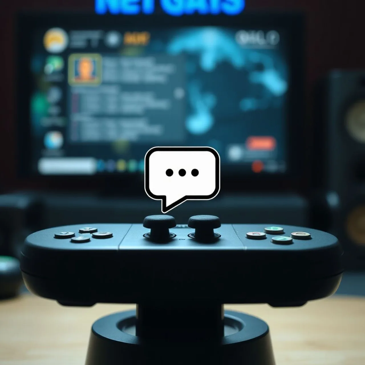 Tela do Xbox Player Voice exibindo campo de feedback ao lado do logotipo da Xbox e um controle