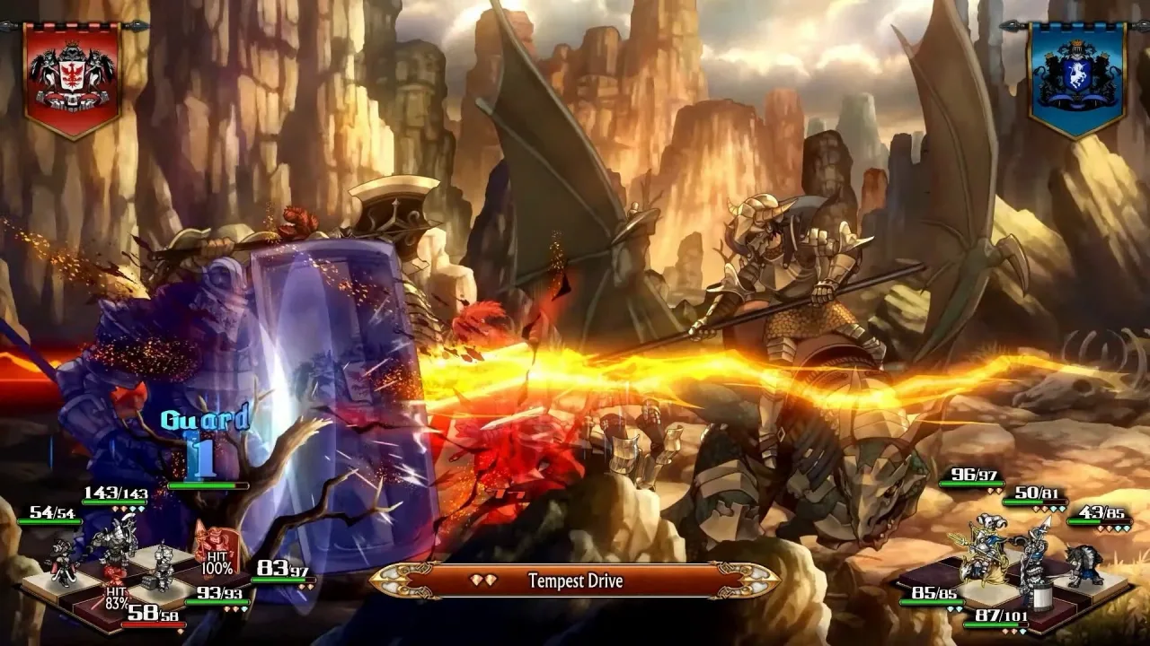 Cena do jogo Unicorn Overlord