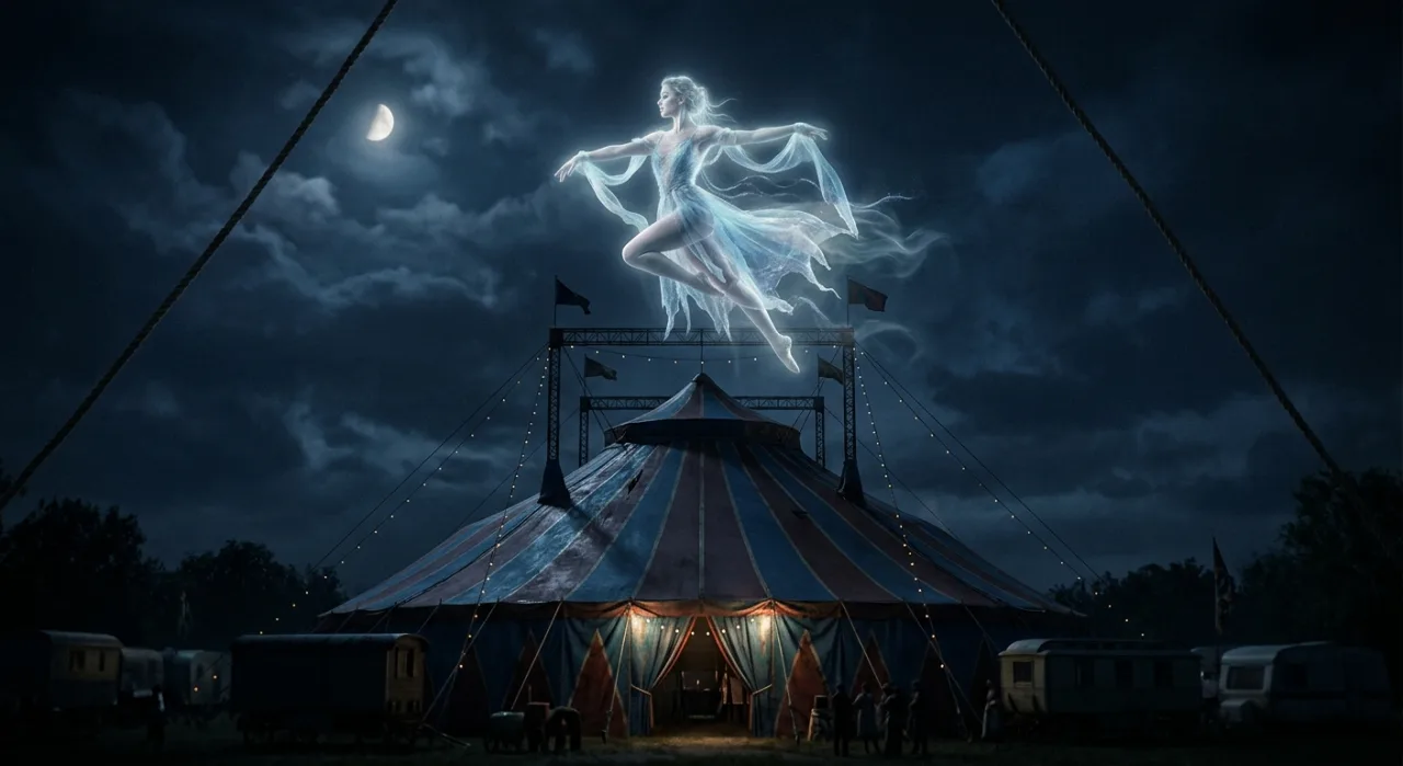 Silhueta fantasma de Deadman levantando halteres ao lado de uma capa da DC sobre um tapete de yoga