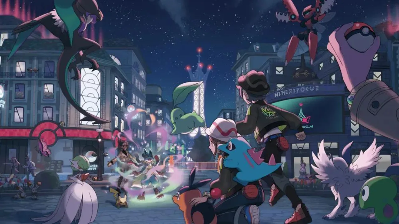 Cena do jogo Pokémon Legends: Z-A