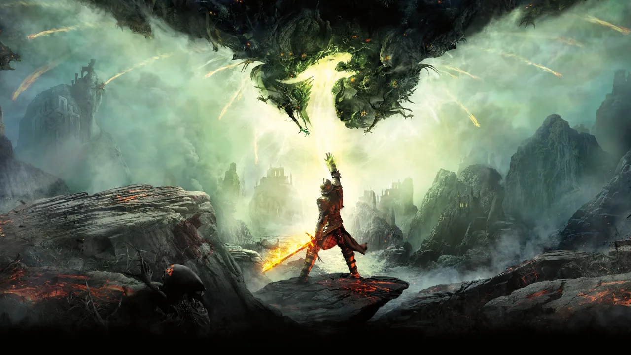 Cena do jogo Dragon Age: Inquisition