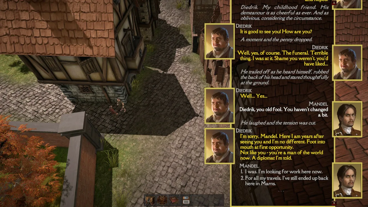Cena do jogo The Necromancer's Tale