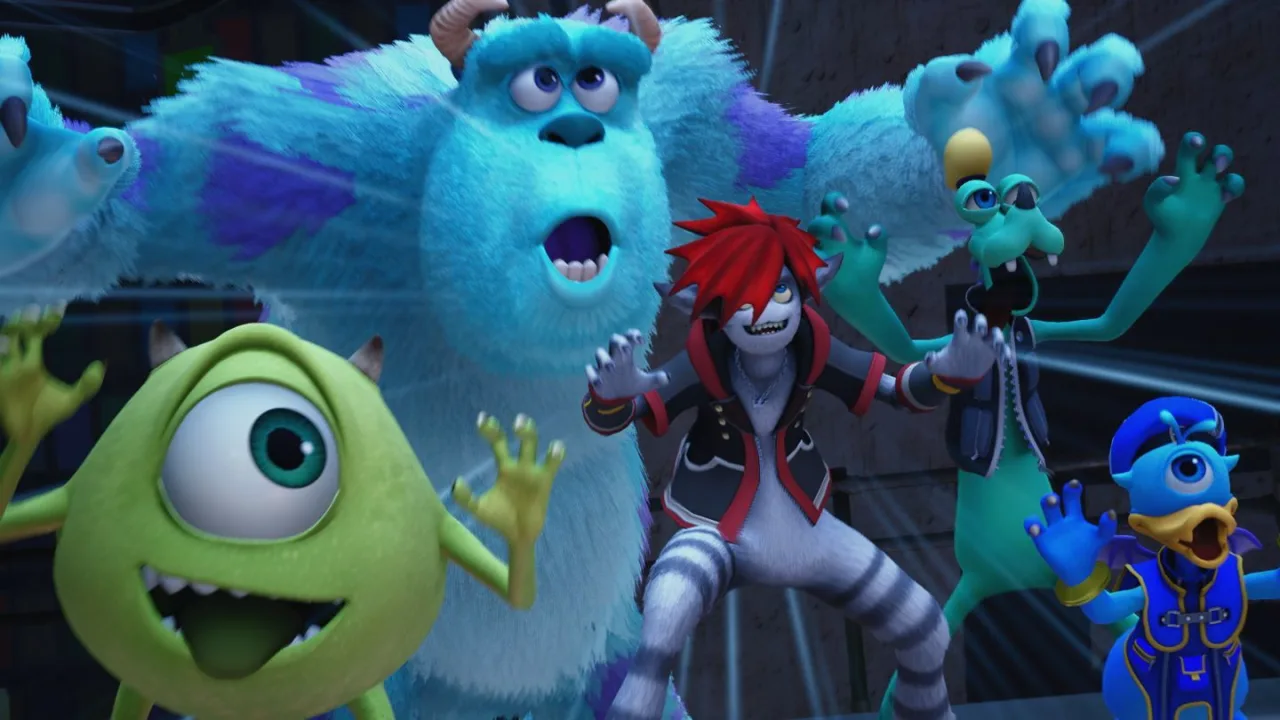 Cena do jogo Kingdom Hearts