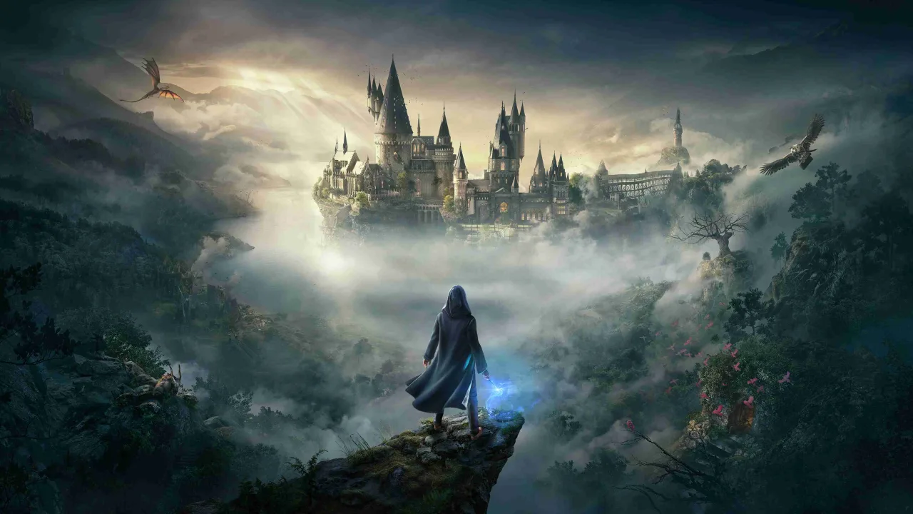 Cena do jogo Hogwarts Legacy