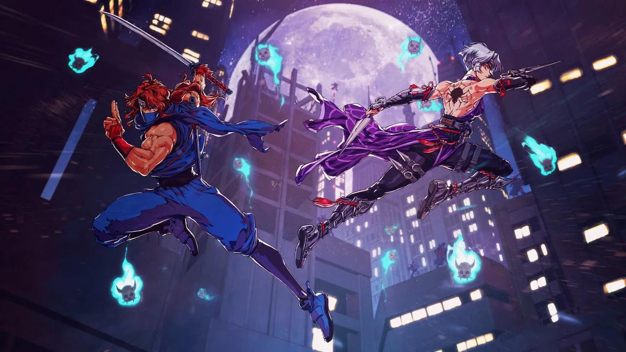 Cena do jogo Ninja Gaiden: Ragebound