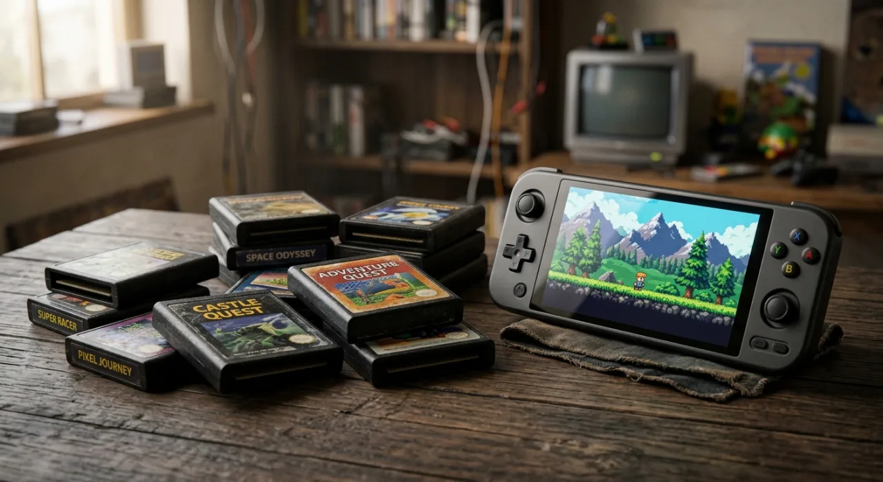 Capa de Super Mario Land 2 ao lado de Super Mario Bros. 3, com console Nintendo Switch e logo do Switch Online