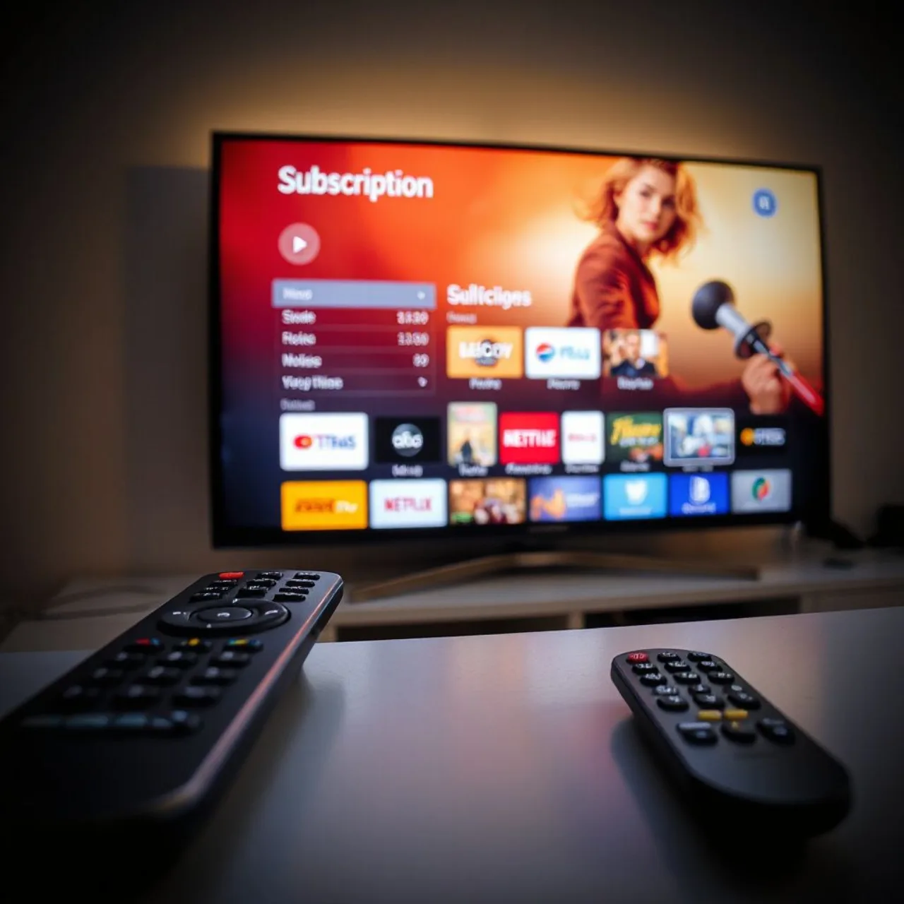 Tela de smartphone exibe o app Sling TV com o ícone do Sling Pass riscado ao lado dos logos da Disney e Warner