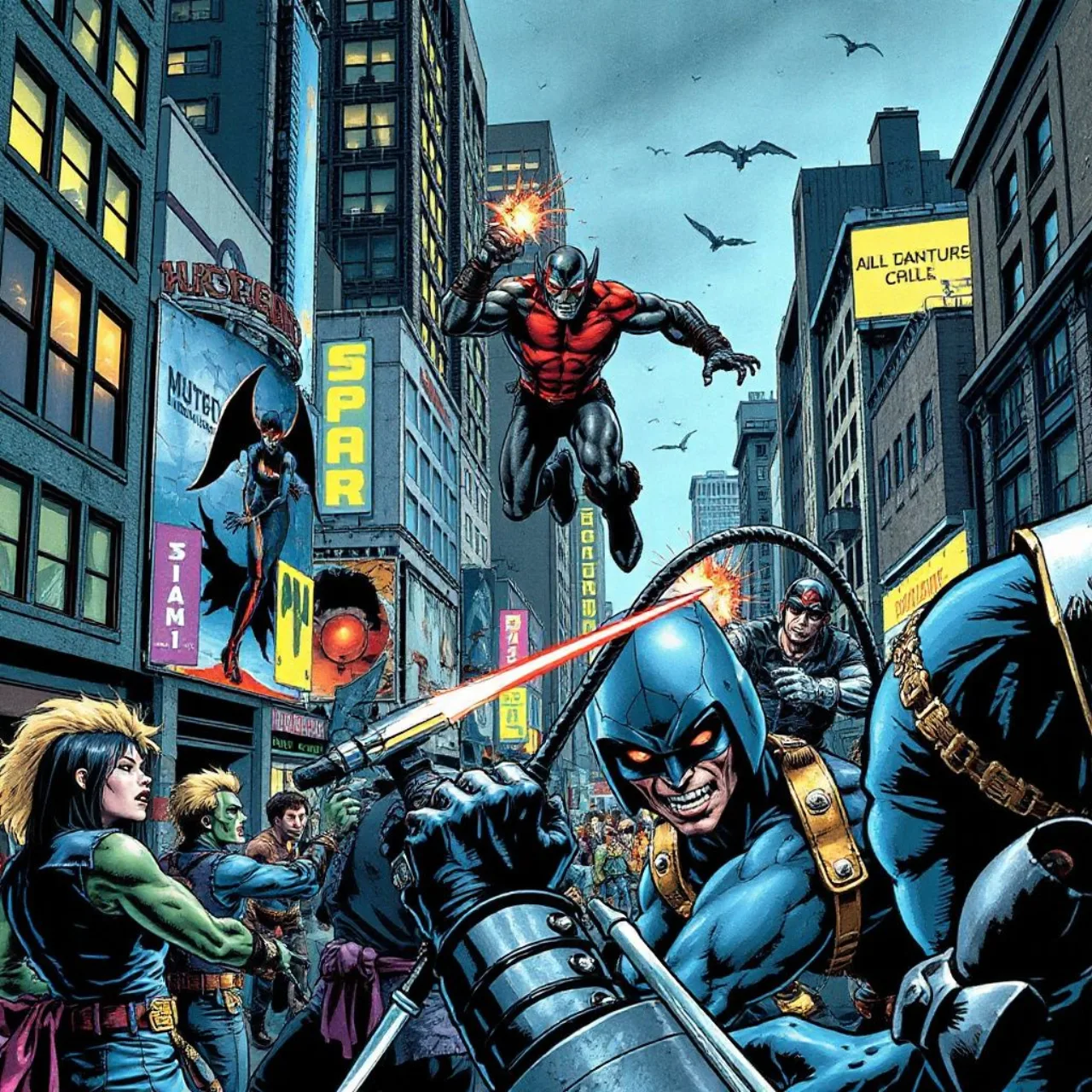 Capa do crossover “The X‑Cutioner’s Song” mostrando X‑Cutioner, Cable e Stryfe em confronto, com o logo da Marvel
