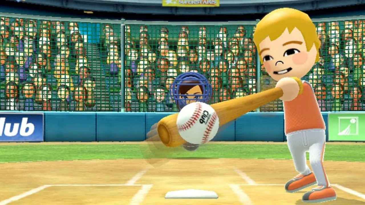 Cena do jogo Wii Sports