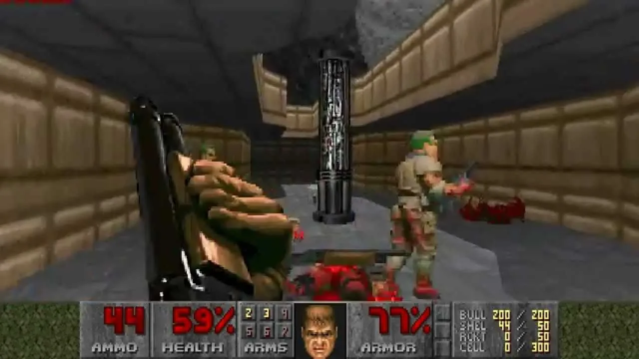Cena do jogo Doom