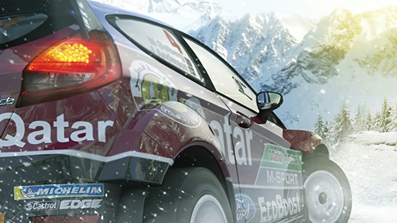Cena do jogo World Rally Championship
