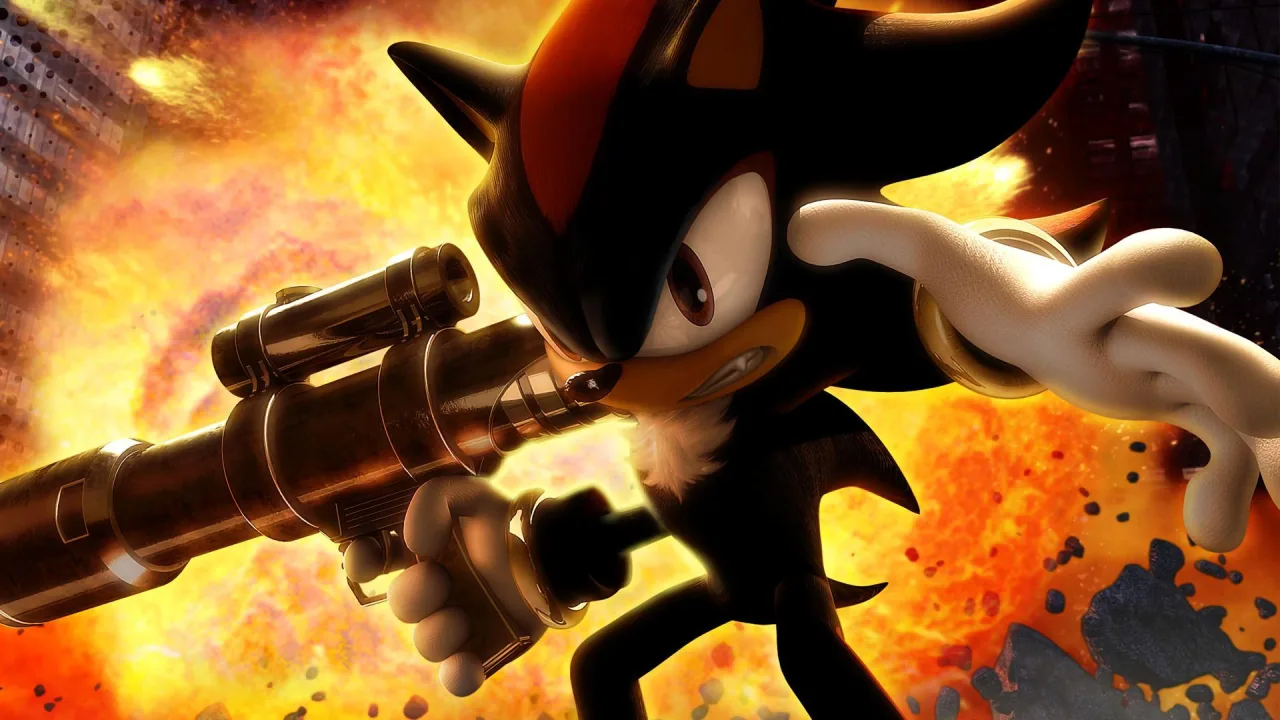Cena do jogo Shadow The Hedgehog
