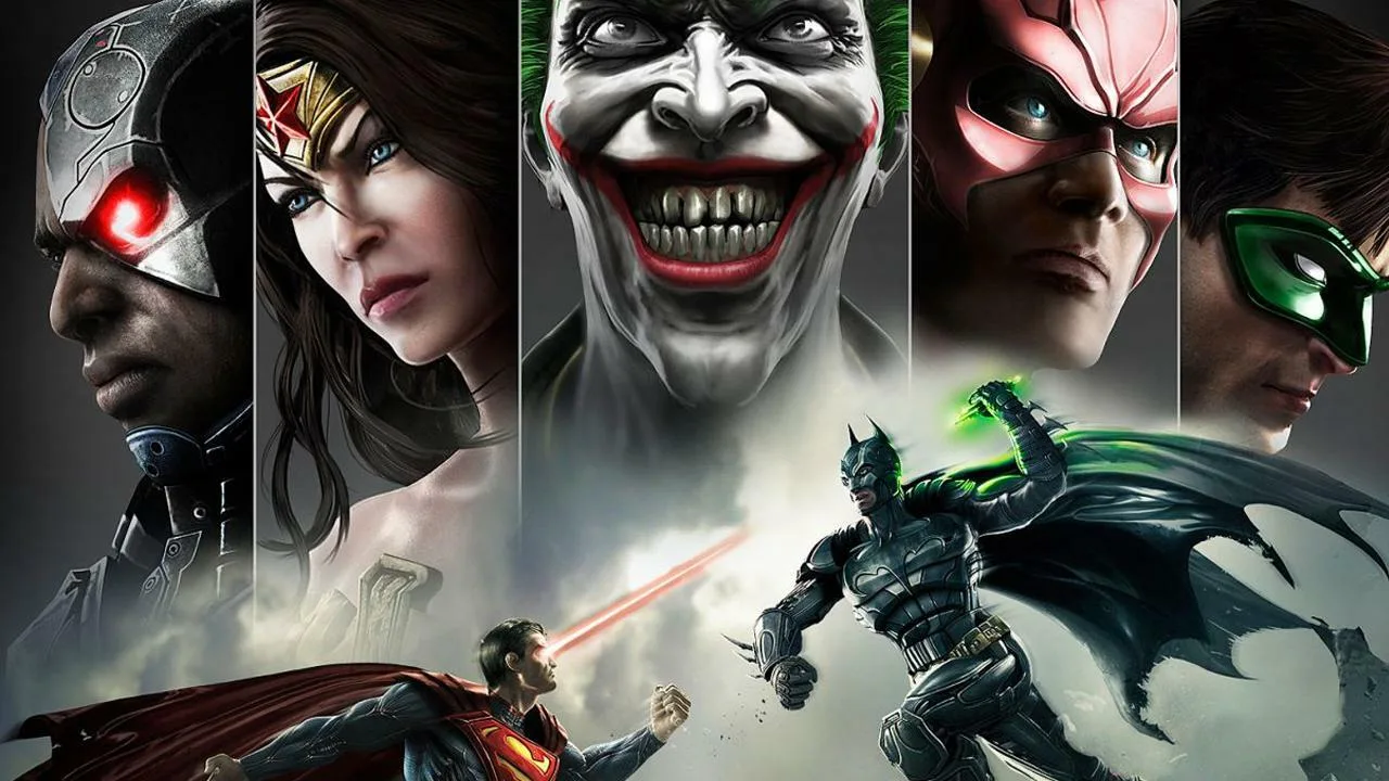 Cena do jogo Injustice 3