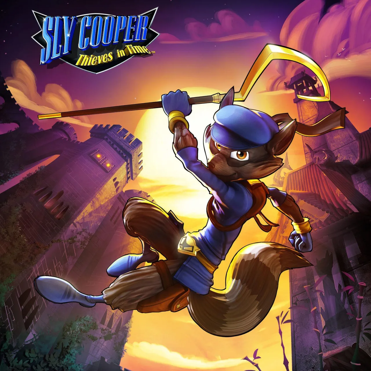 Cena do jogo Sly Cooper