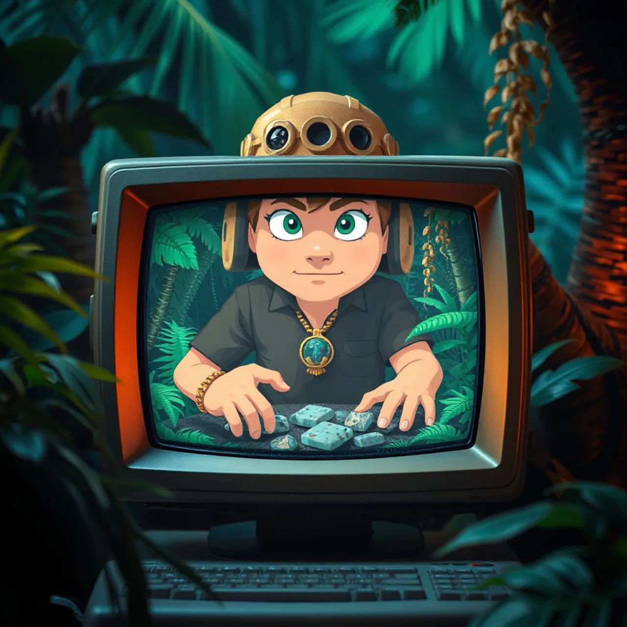 Captura de tela do remaster de Sabre Wulf rodando no Commodore 64