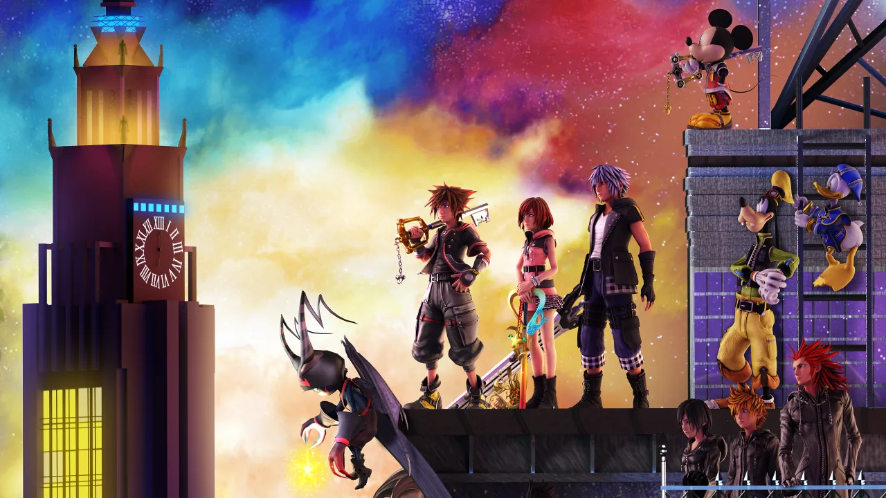 Cena do jogo Kingdom Hearts