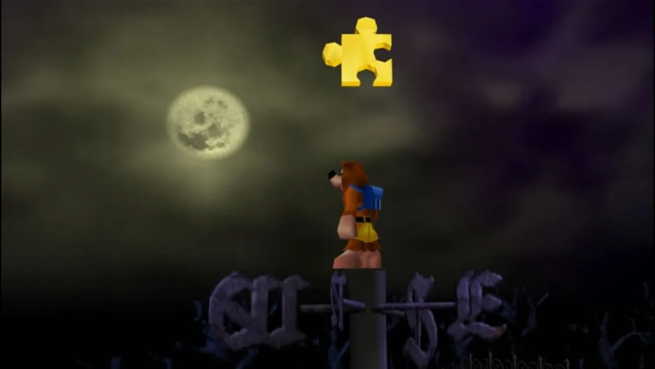 Cena do jogo Banjo-Kazooie