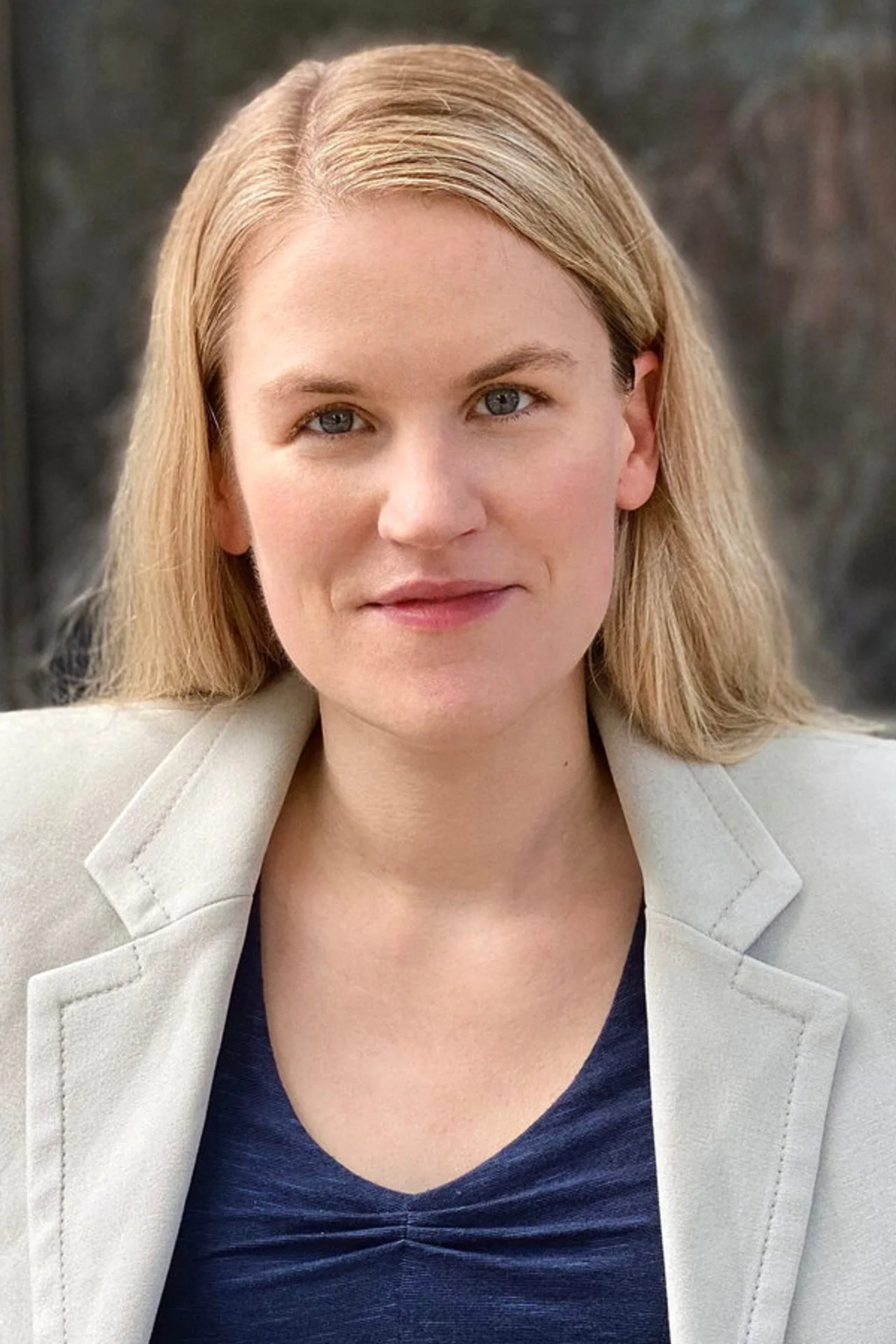 Imagem de Frances Haugen — Frances Haugen em The Social Reckoning: reação ao detalhe