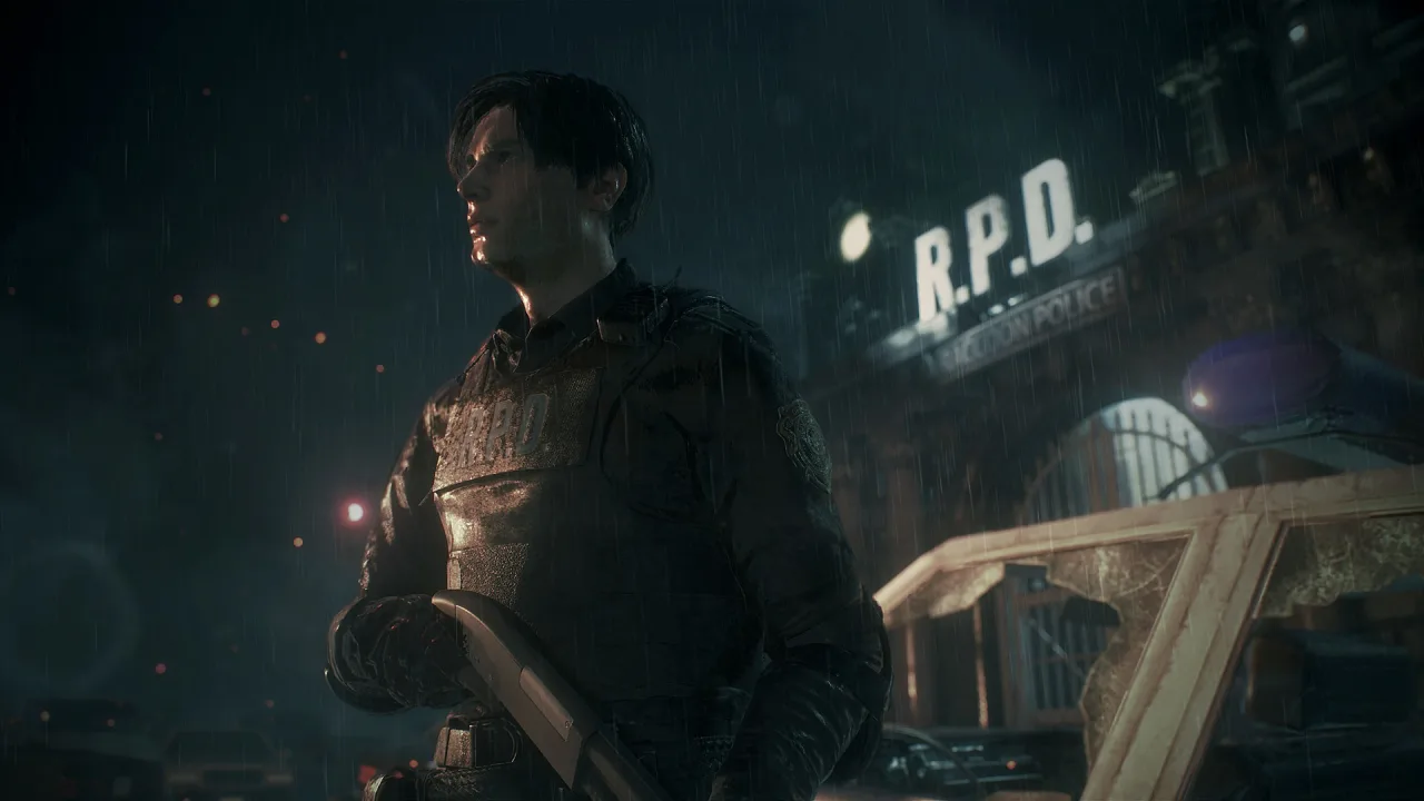 Cena do jogo Resident Evil 2