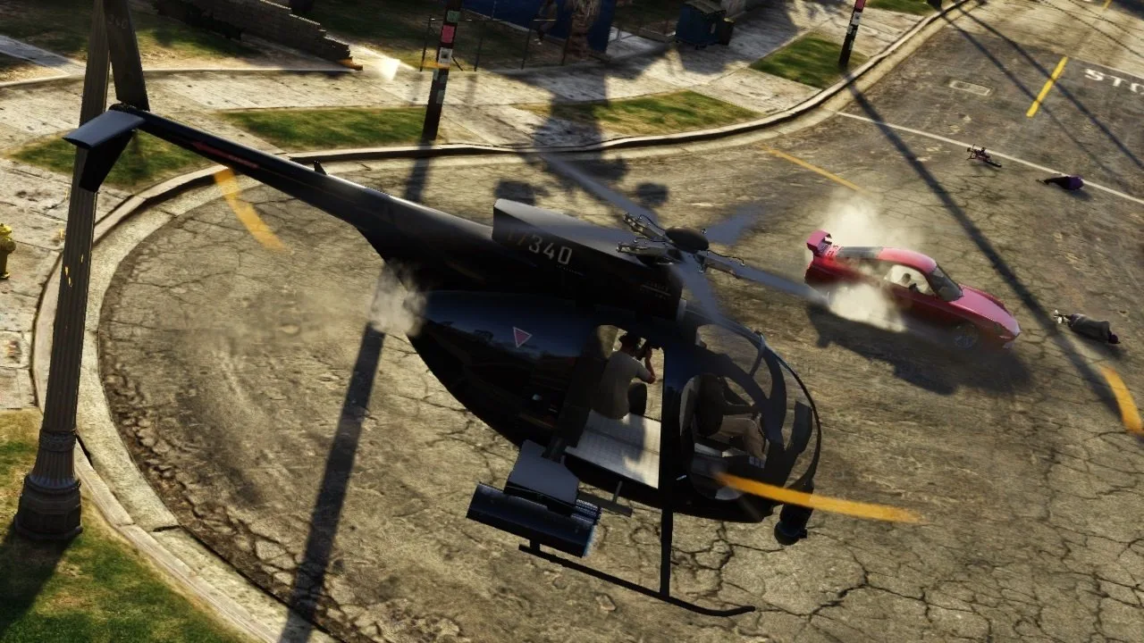 Cena do jogo GTA Online