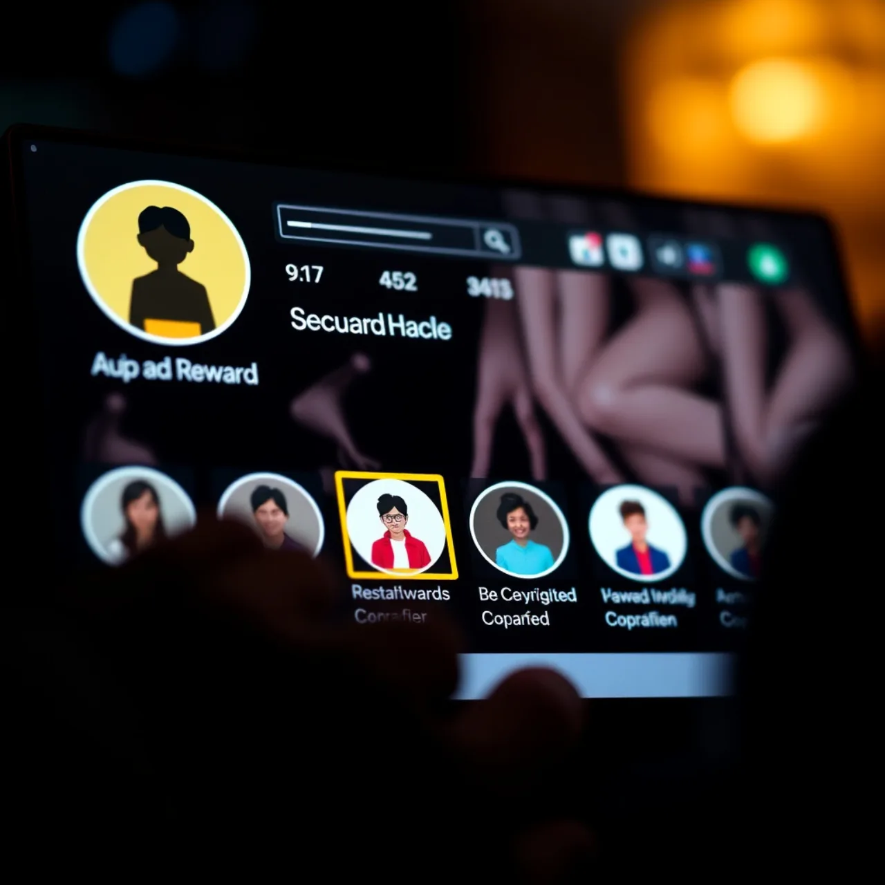 Jovem sentado no sofá, segurando celular aberto no X, ao fundo halteres e garrafa de água