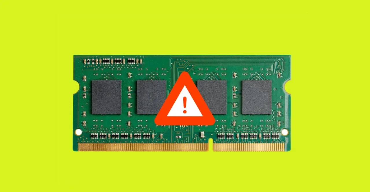 Módulos DDR4 ao lado de processadores Intel e AMD com seus logotipos sobre uma placa-mãe