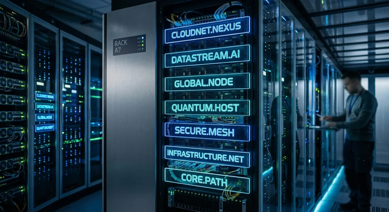 Barra de endereço de navegador exibindo .agent e .agi ao lado do logotipo da ICANN