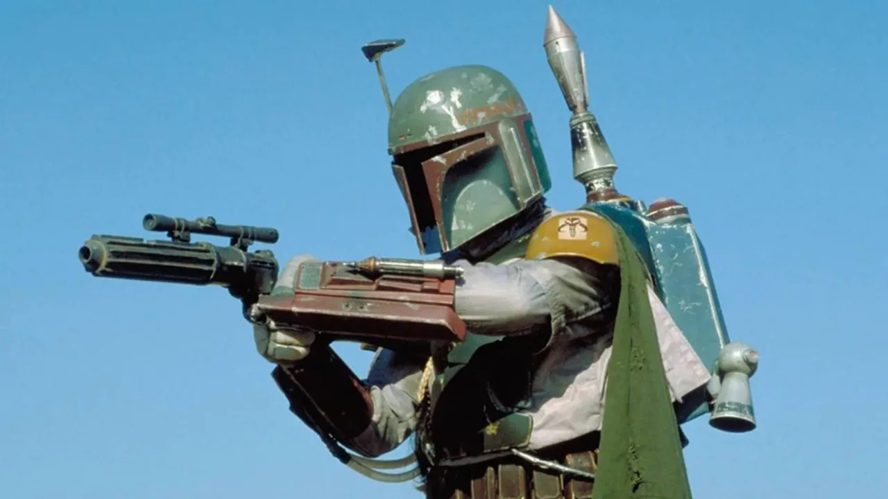 Coleção de action figures Star Wars sobre um tapete de yoga, ao lado de halteres e garrafa d'água