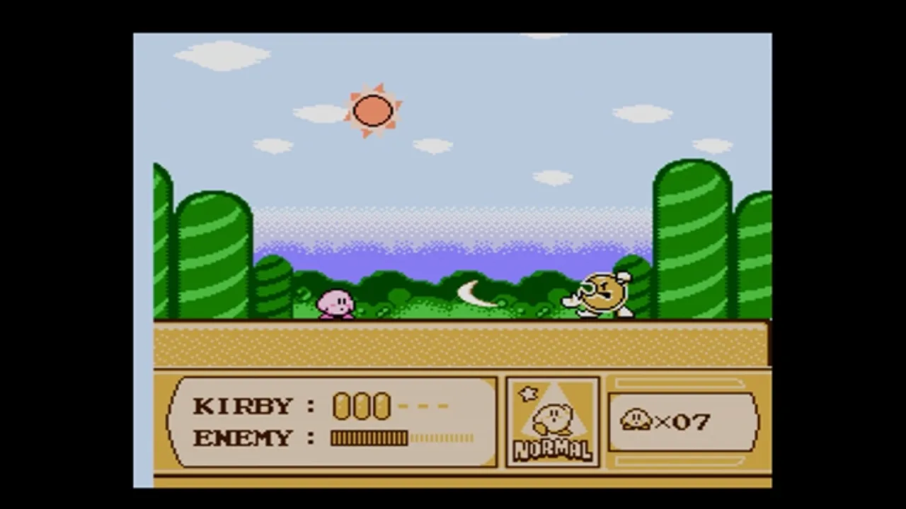 Cena do jogo Kid Kirby