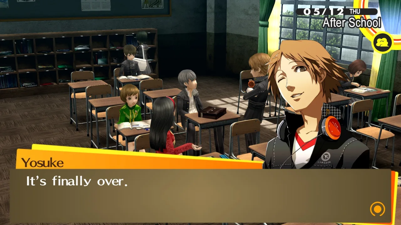 Cena do jogo Persona 4