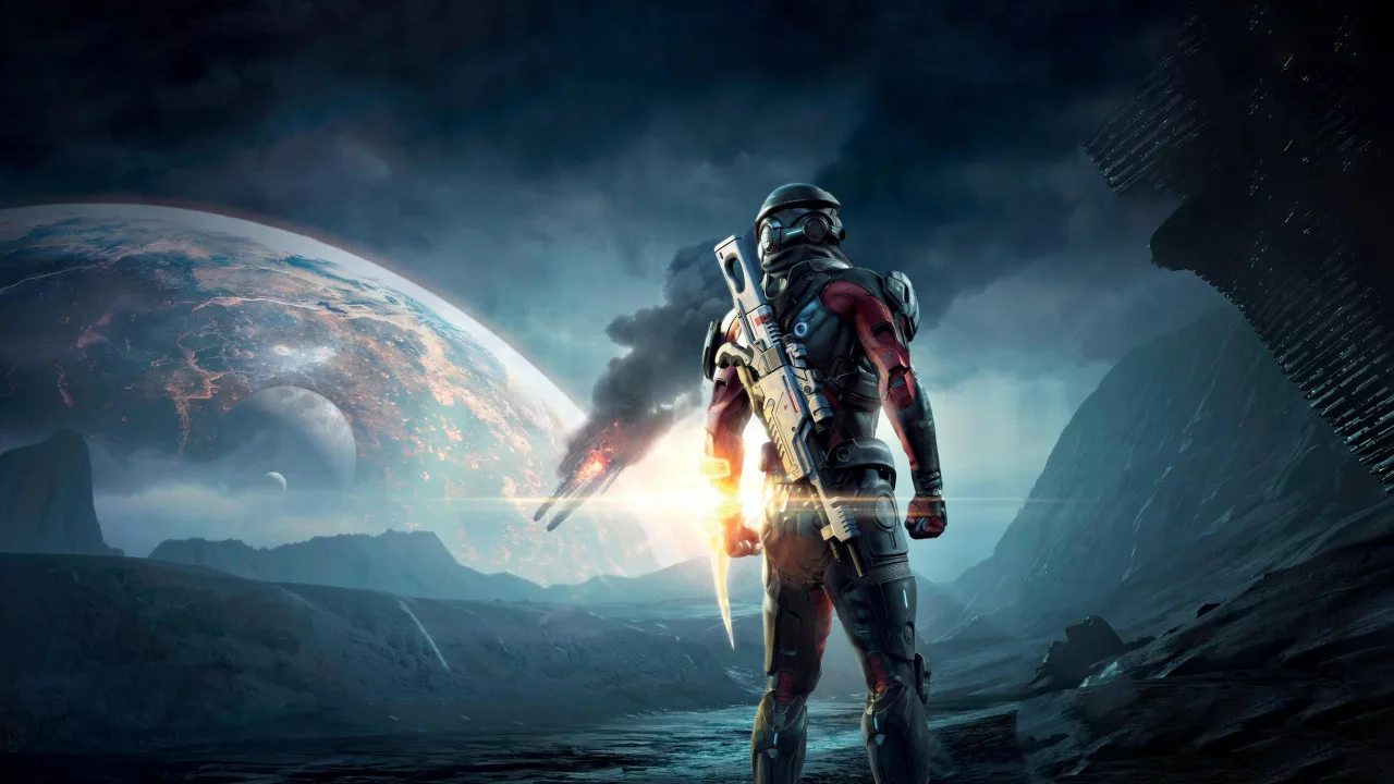 Cena do jogo Mass Effect: Universe