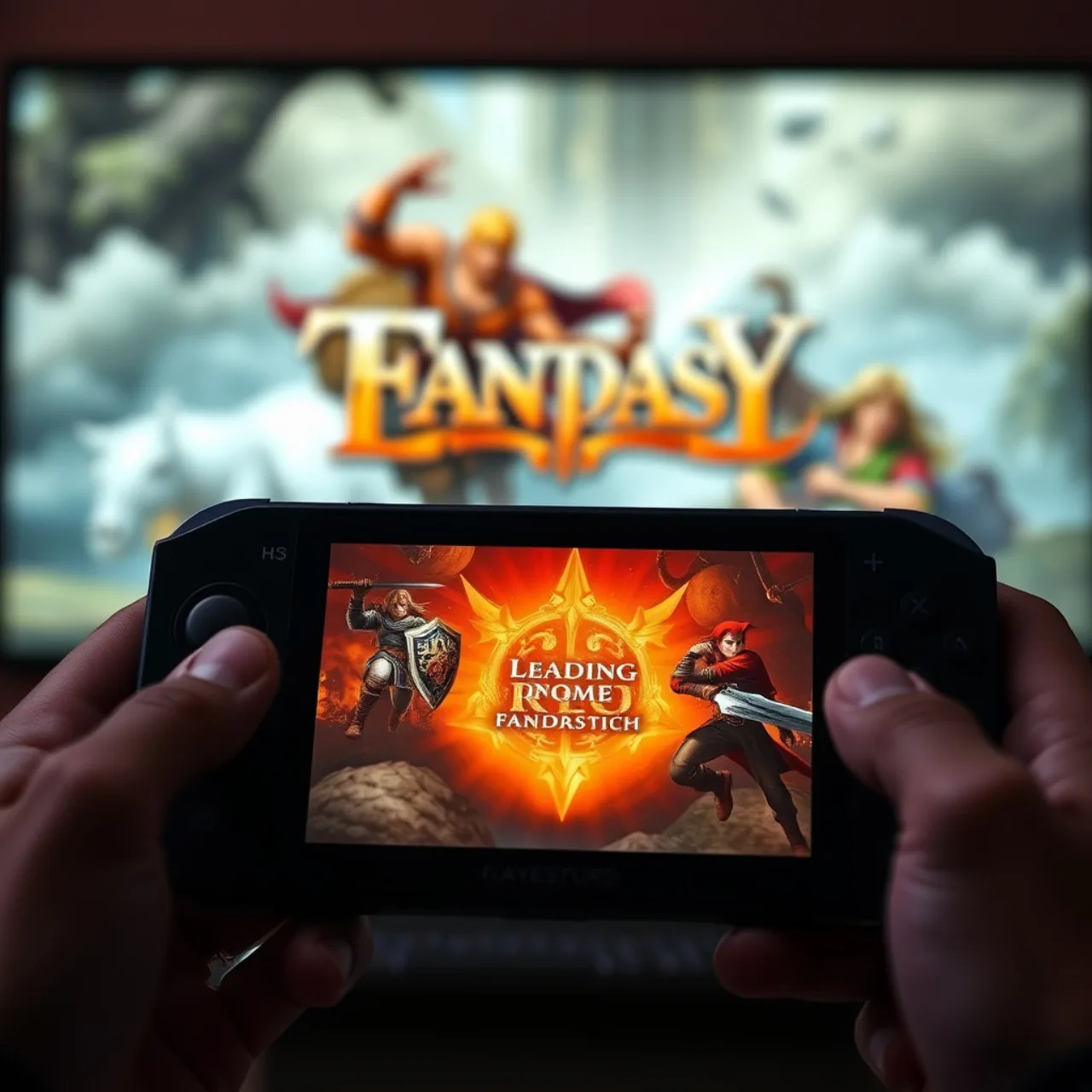 Jogador sentado no sofá, fazendo alongamento de braços enquanto aguarda a tela de carregamento do Switch 2