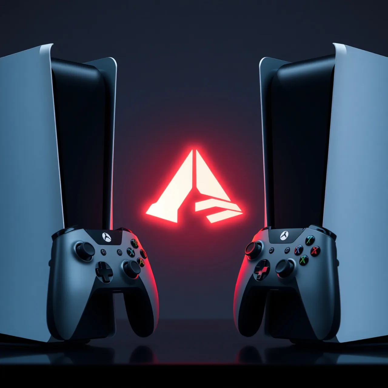 Um controlador Xbox ao lado de um haltere de ferro e uma garrafa de água sobre um tapete de yoga