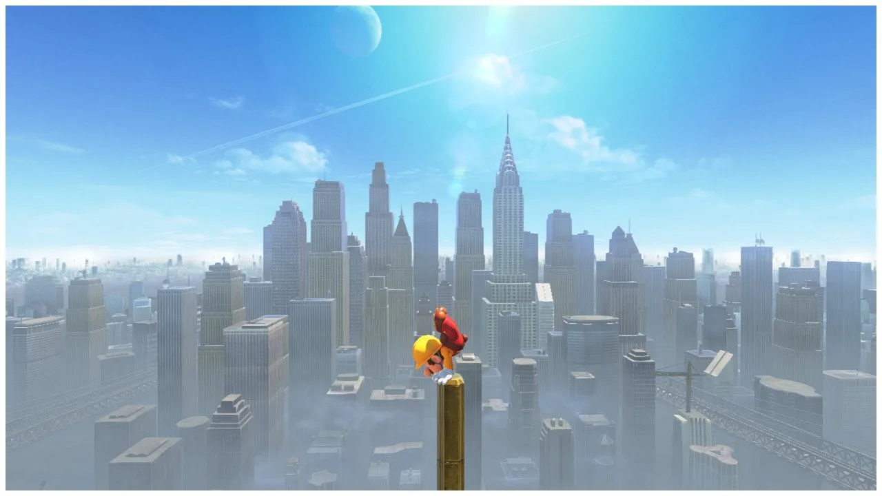Cena do jogo Super Mario Odyssey