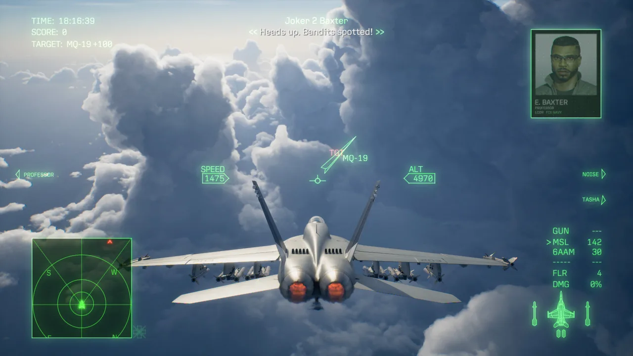 Cena do jogo Ace Combat 8: Wings of Theve