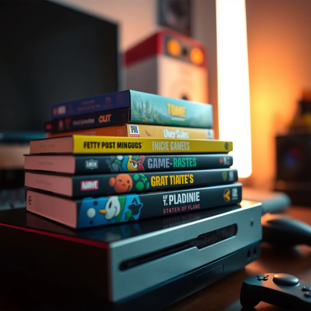 Um jovem sentado no sofá, segurando o controle do Xbox, enquanto faz agachamento com halteres ao lado