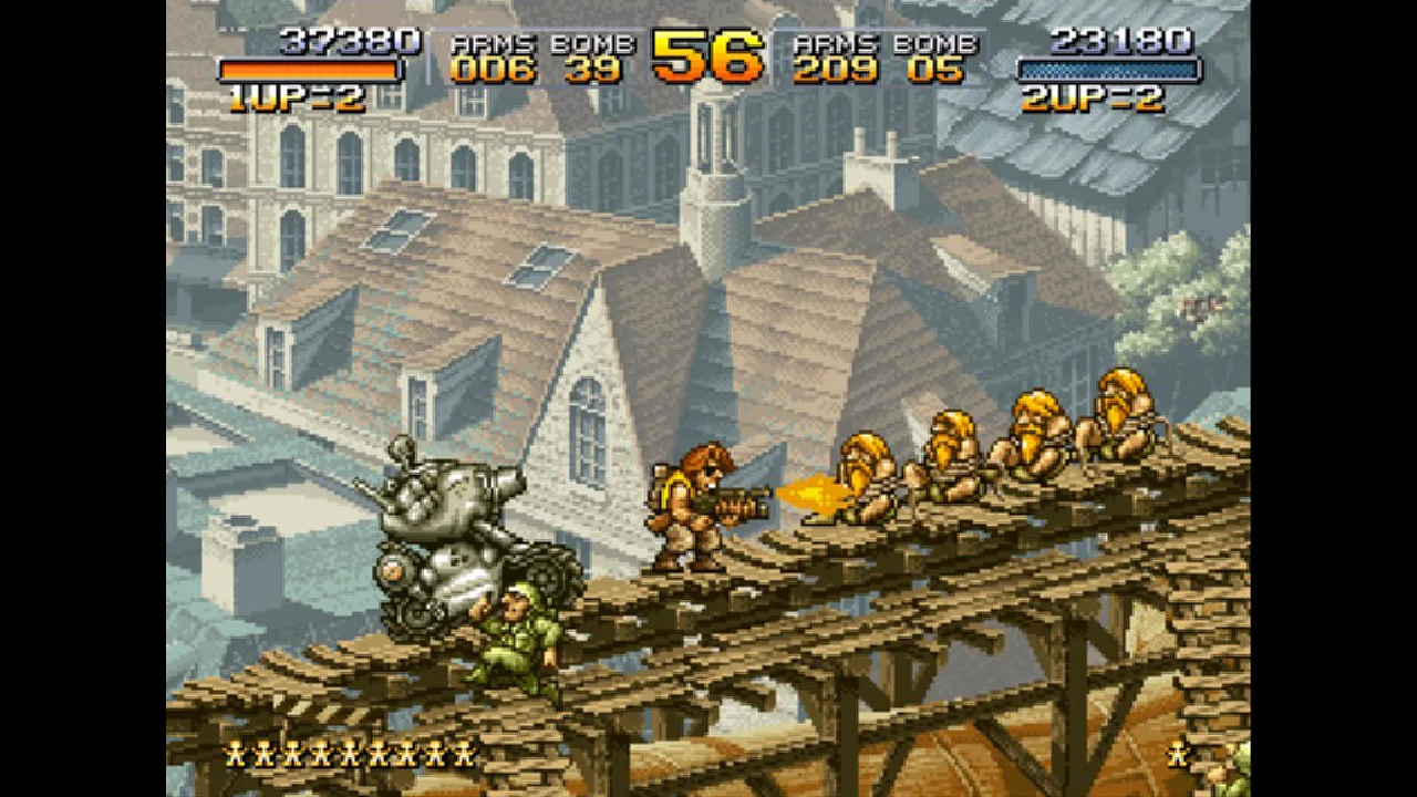 Cena do jogo Metal Slug