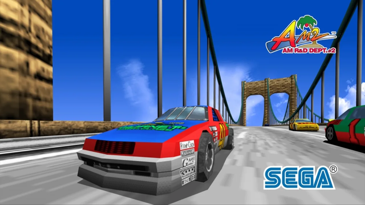 Cena do jogo Daytona USA