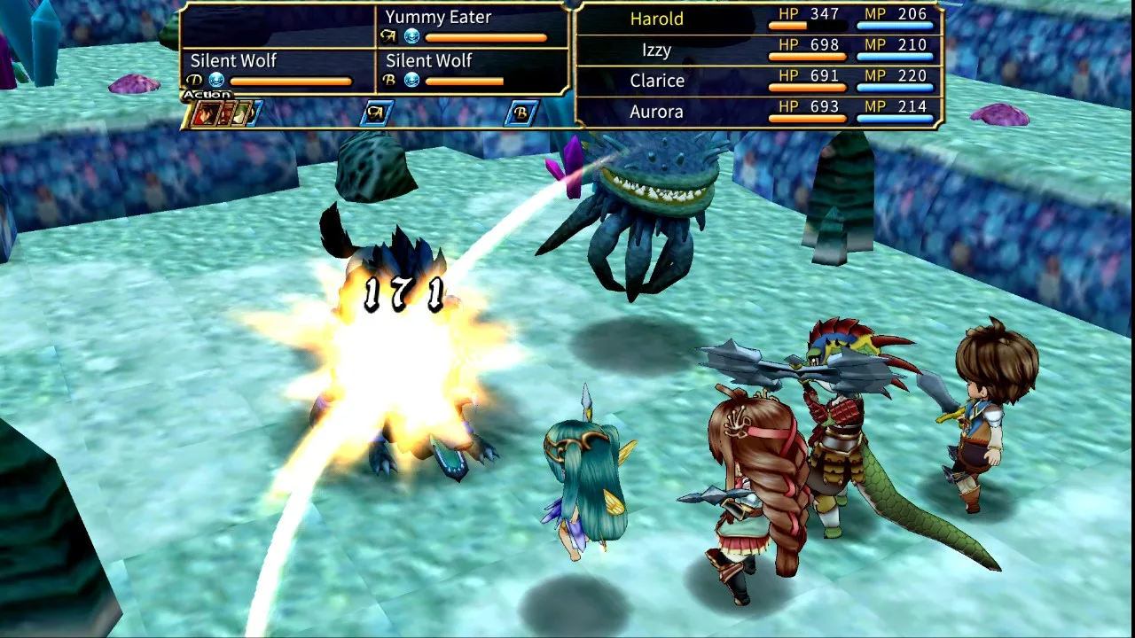 Cena do jogo Sephiroth