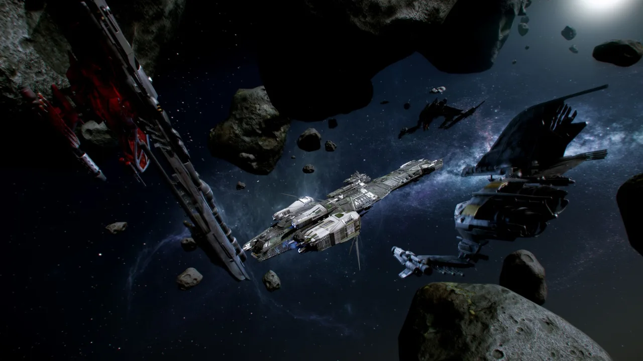 Cena do jogo Star Citizen