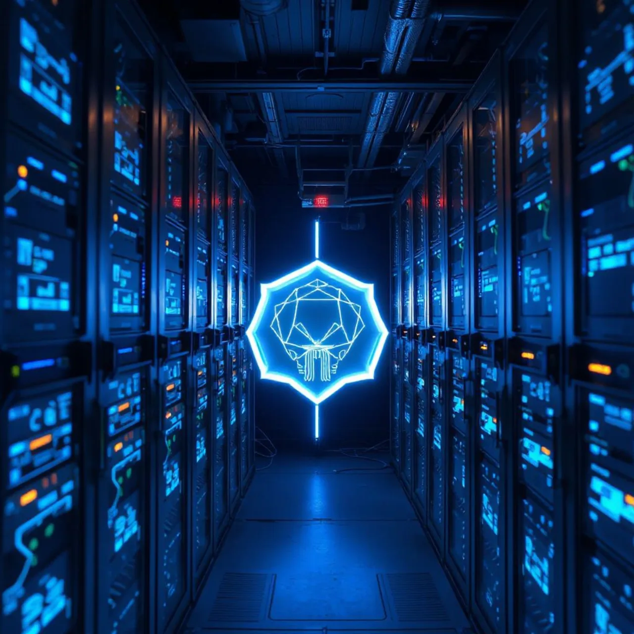 Logotipo da Google ao lado do símbolo Gemini 4, com um cérebro digital azul sobre fundo de circuitos